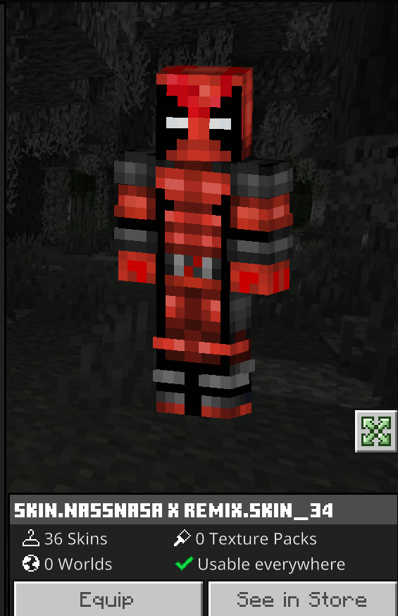 Nasa's skin pack — screenshot 2