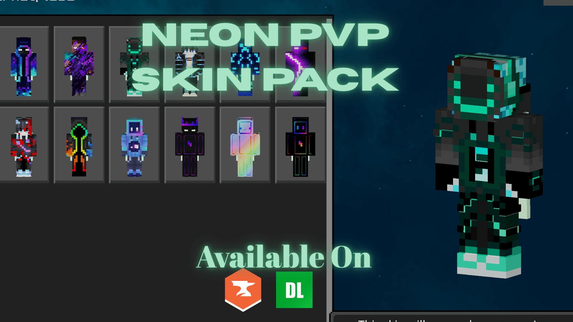 Neon PVP Skin Pack — screenshot 1