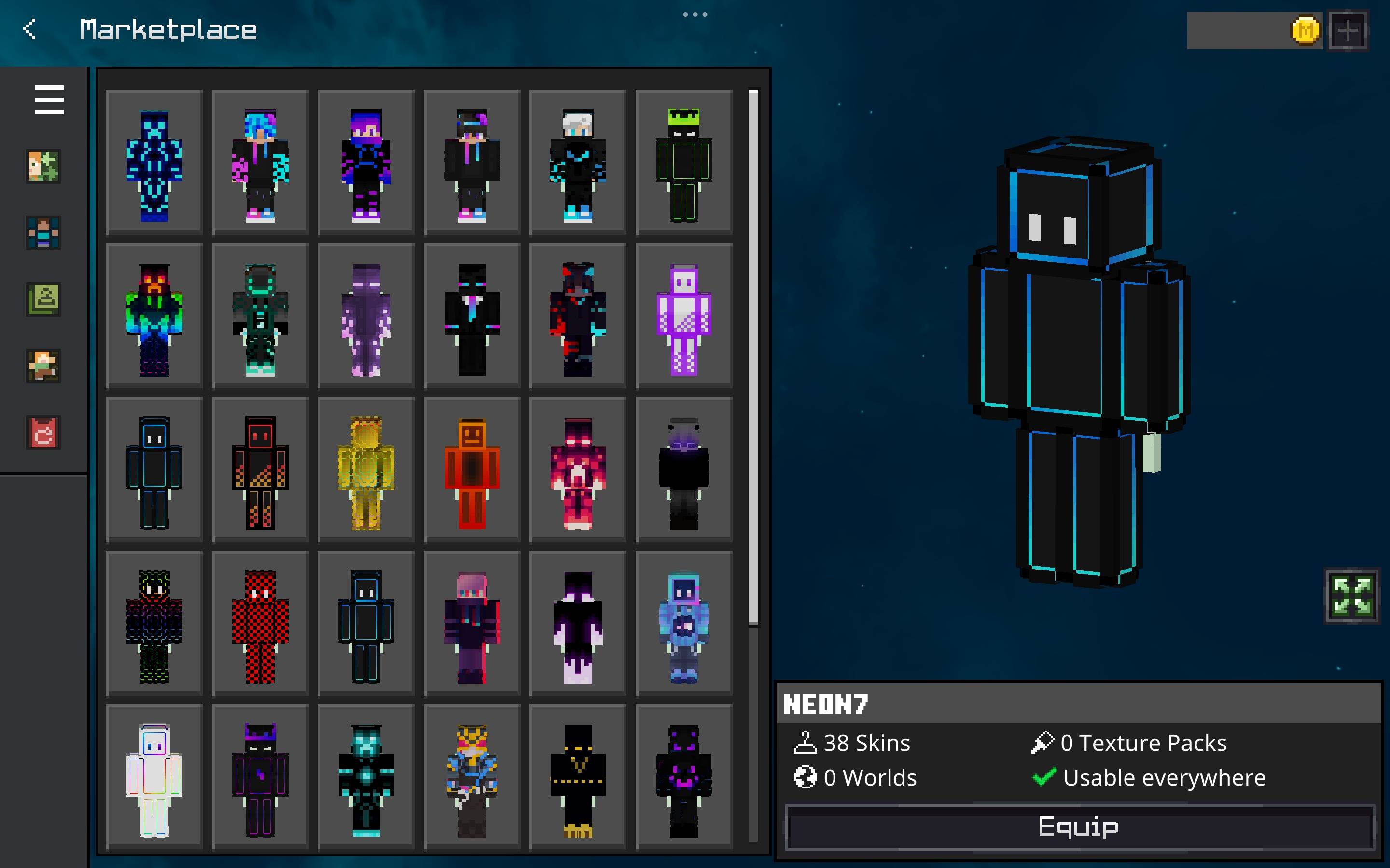 Neon Boys PVP Skin Pack — screenshot 2