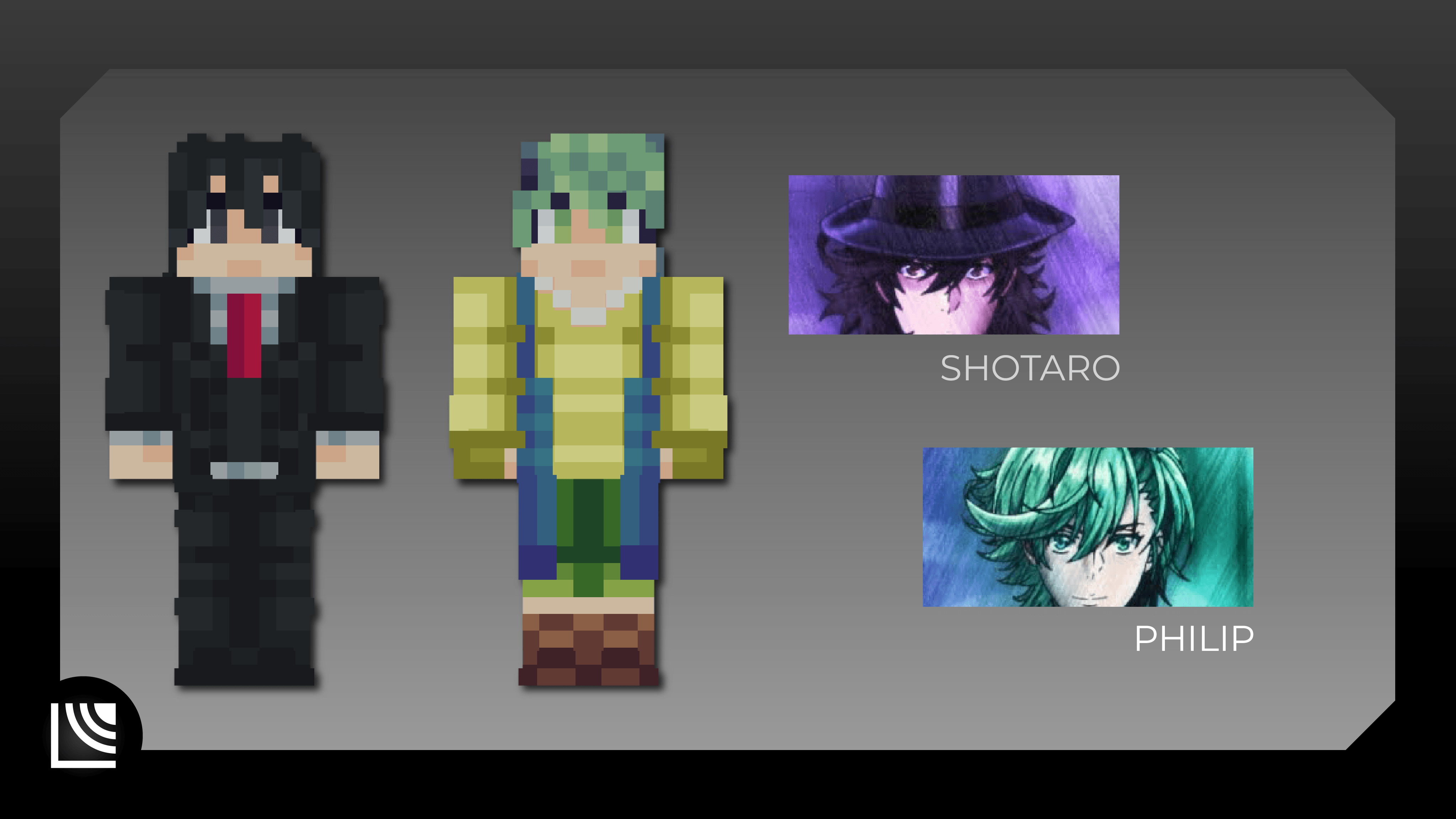 Fuuto Detective (Kamen Rider W) - Minecraft Skin Pack — screenshot 2