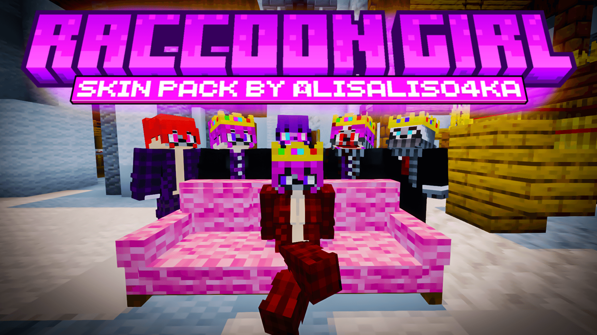 Raccoon Girl Skins — screenshot 1