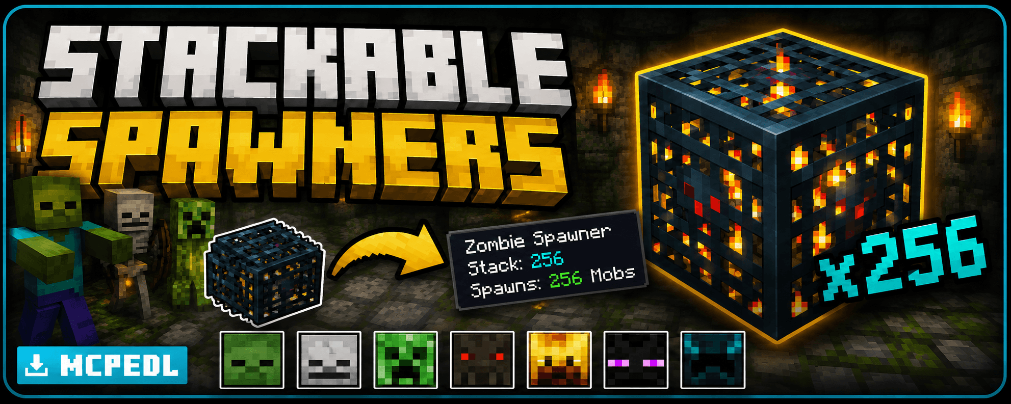 Stackable Spawners x256 — screenshot 1