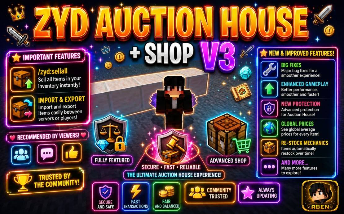 Auction House + Shop V4.4 — screenshot 3
