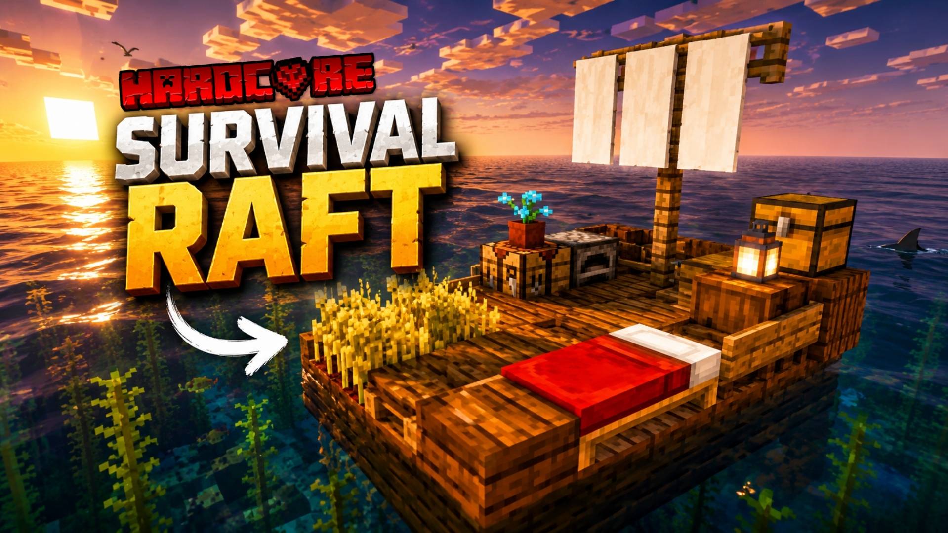 Hardcore Survival Raft World (Achivement On) — screenshot 1