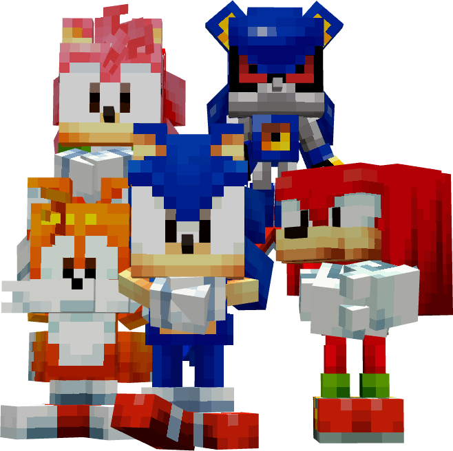 Alphs sonic Player model Bedrock — screenshot 1