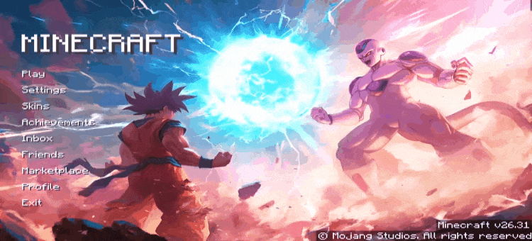 Animated Menu: Goku vs Frieza — Legendary Battle — screenshot 1