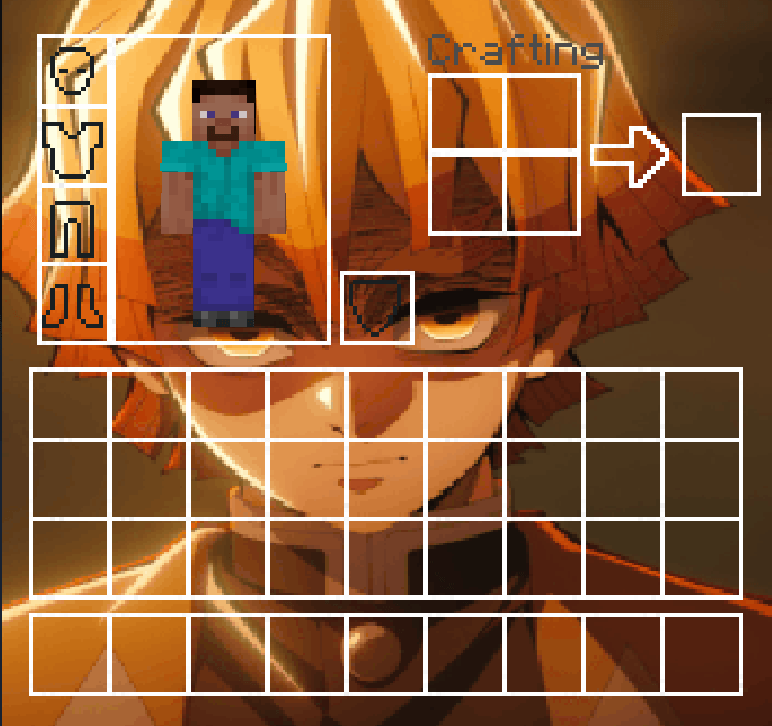 Demon Slayer Zenitsu UI Inventory — screenshot 1