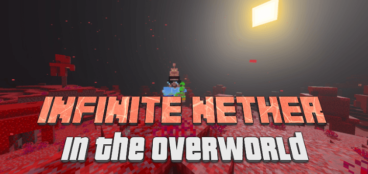 Infinite Nether in the Overworld — screenshot 1