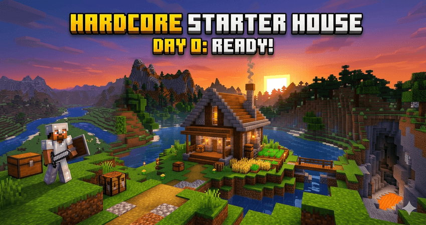 Hardcore Survival Starter House Day 0 (Achievements On) — screenshot 1