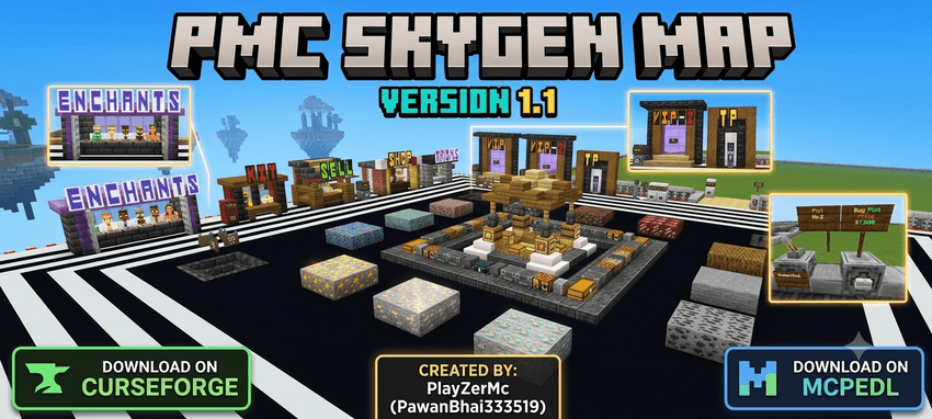 Compact SkyGen [Smart NPC Shops, Autosell, Dynamic Money Sharing] — screenshot 1