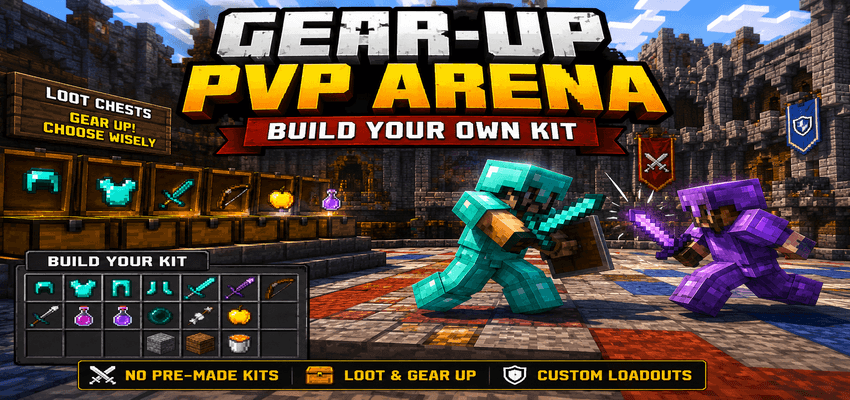 Gear-Up PvP Arena – Build Your Own Kit — screenshot 1