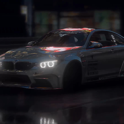 Animated Menu: BMW Drift Carros