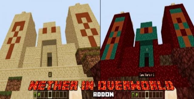 Nether In OverWorld Mod