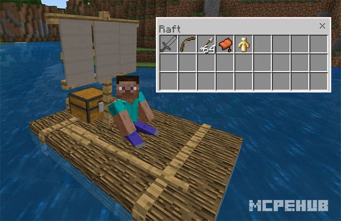 Chested Sail Raft Addon