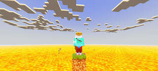 One Block in a Lava World Map