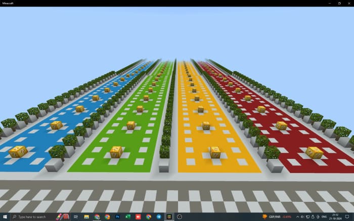 Lucky Block Race By Krishgamecraft Map