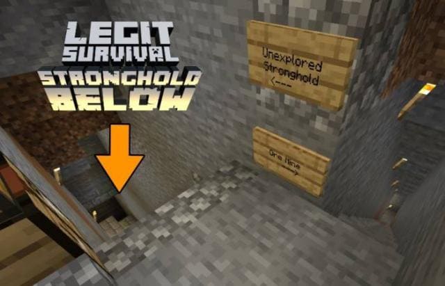 Legit Survival: Stronghold Below Map