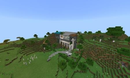 Large Modern House Map