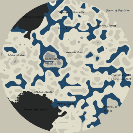 Lands of Aveail Map