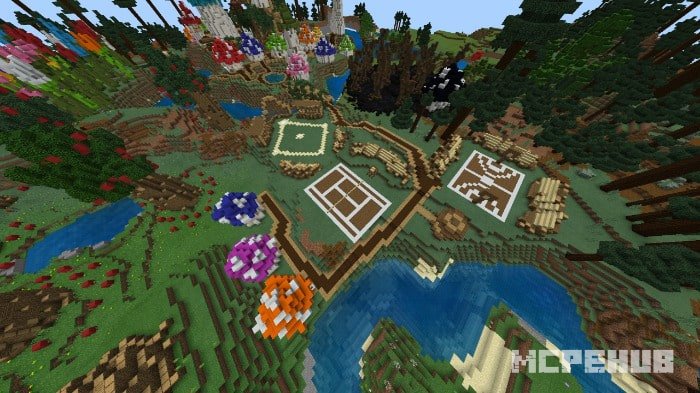 The Smurfs' Village Map