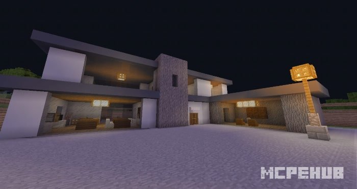 Woodlux Modern House Map