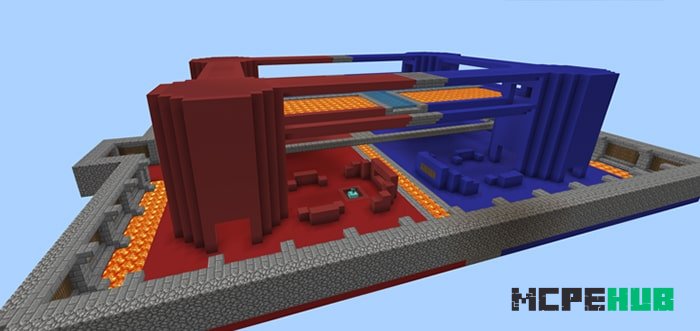 EzCraft's Red Vs Blue Map