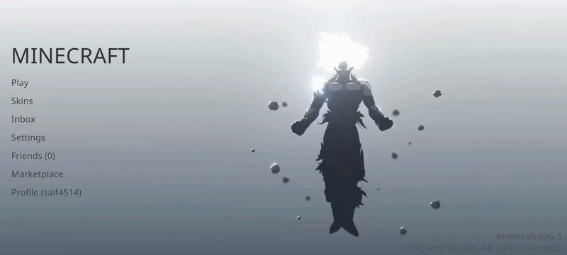 Animated Menu: Goku Ultra instinct