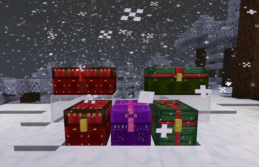 Christmas Chest Textures