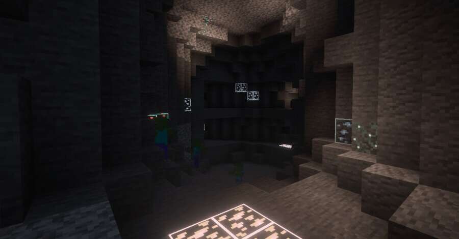 Outlined Glowing Ores Textures