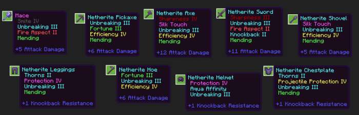 Colored Enchants
