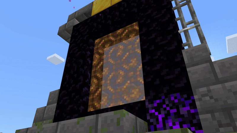 Rainbow Nether Portal Textures
