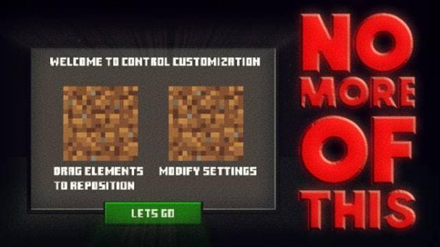 No More Customize Controls Textures