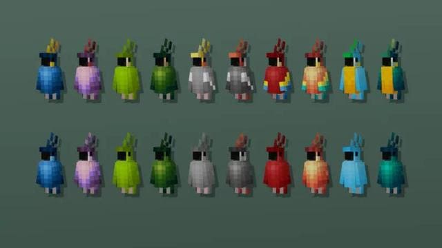Pesky Parrots Textures