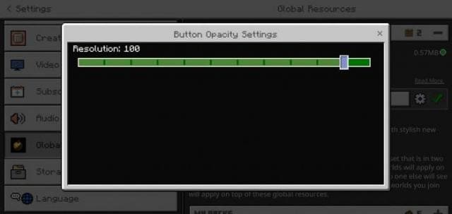 Button Opacity Textures