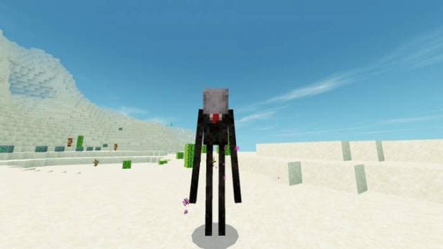 EnderMan To SlenderMan Textures