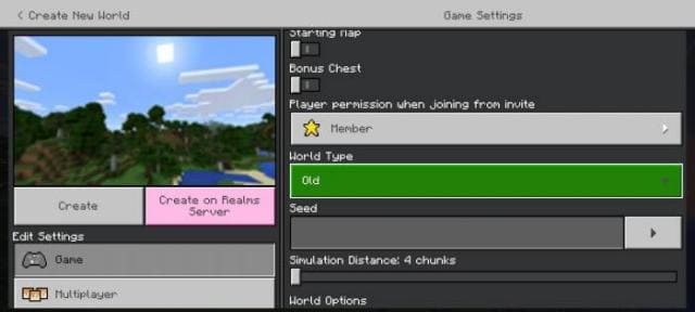Old World Option Readded