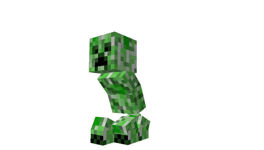 New Creeper Animations Textures