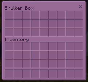 Color Coded Shulker Box GUI