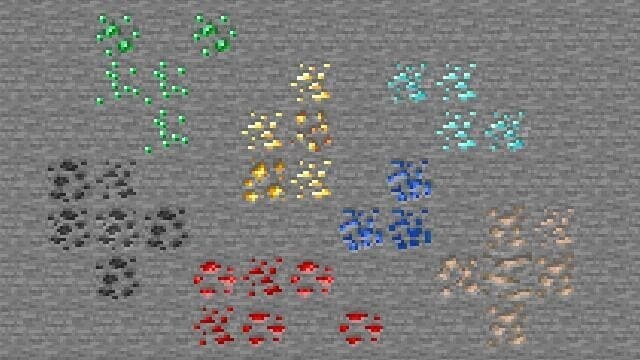 Variated Ores Textures