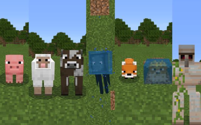 Crossed Eyes Mobs Textures