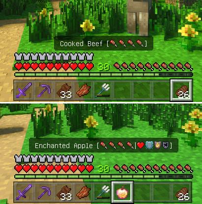 Food Info: Extended Textures