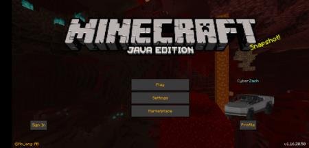 Java Edition Title Textures