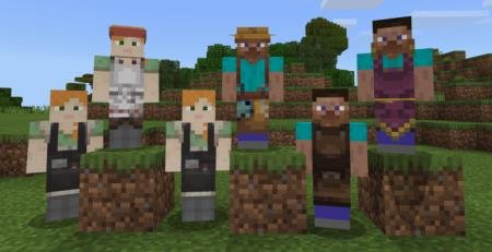 Player Model Villagers Textures