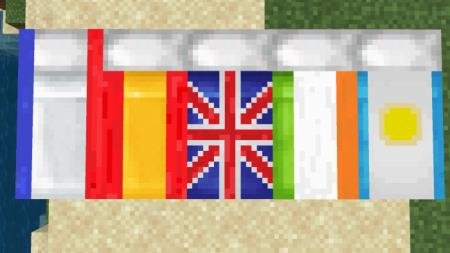 Flags On Beds Textures