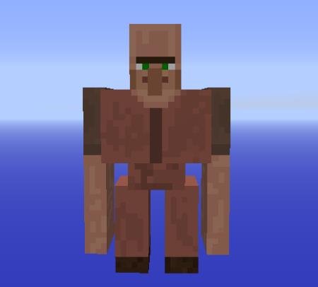 Buff Villager as Iron Golem Textures