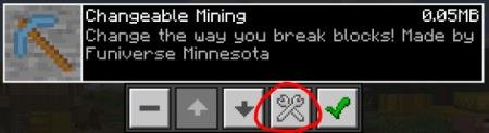 Changeable Mining Textures