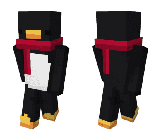 Penguin Scarf Skin