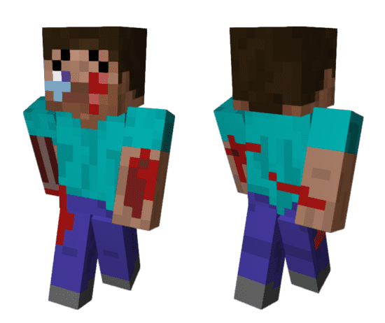 Wounded Steve Skin