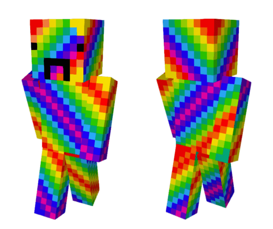 Rainbow Man Skin