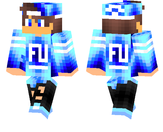 Blue Clothes Guy Skin